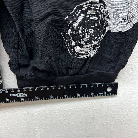 My Soul ladies pants small black white Danish lagonlook boho relaxed Art to wear - Picture 9 of 13